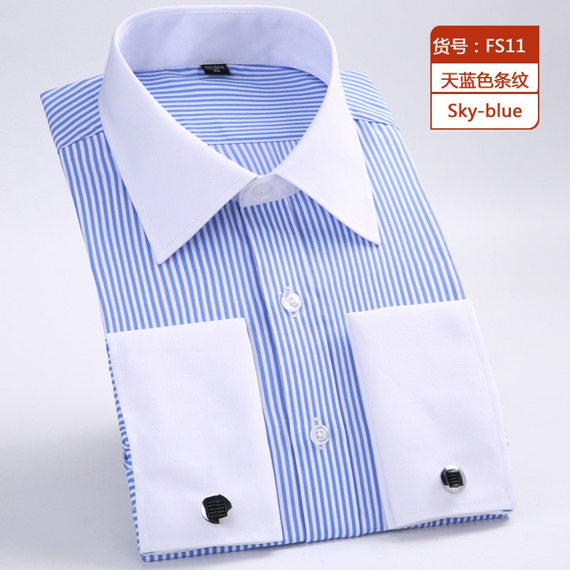 Men's French Cuff Dress Shirt