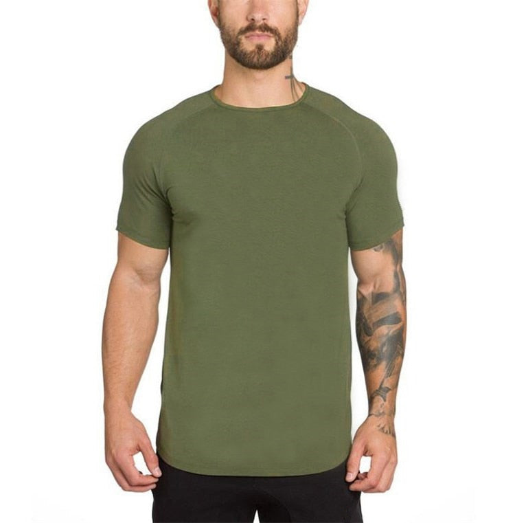 Men's Long T-Shirt- Breathable