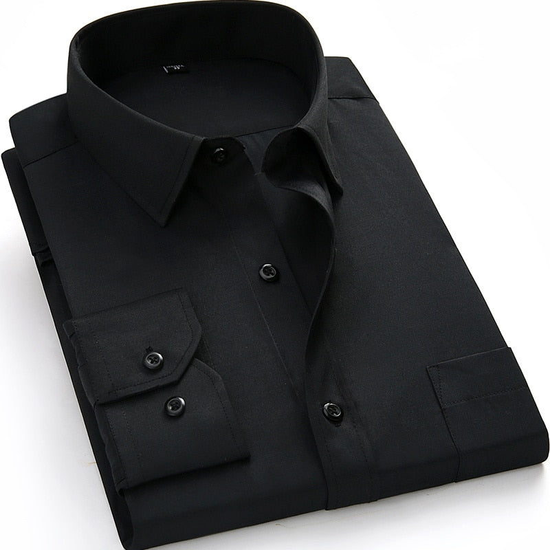 Slim Fit- Business Casual Long Sleeved Shirt
