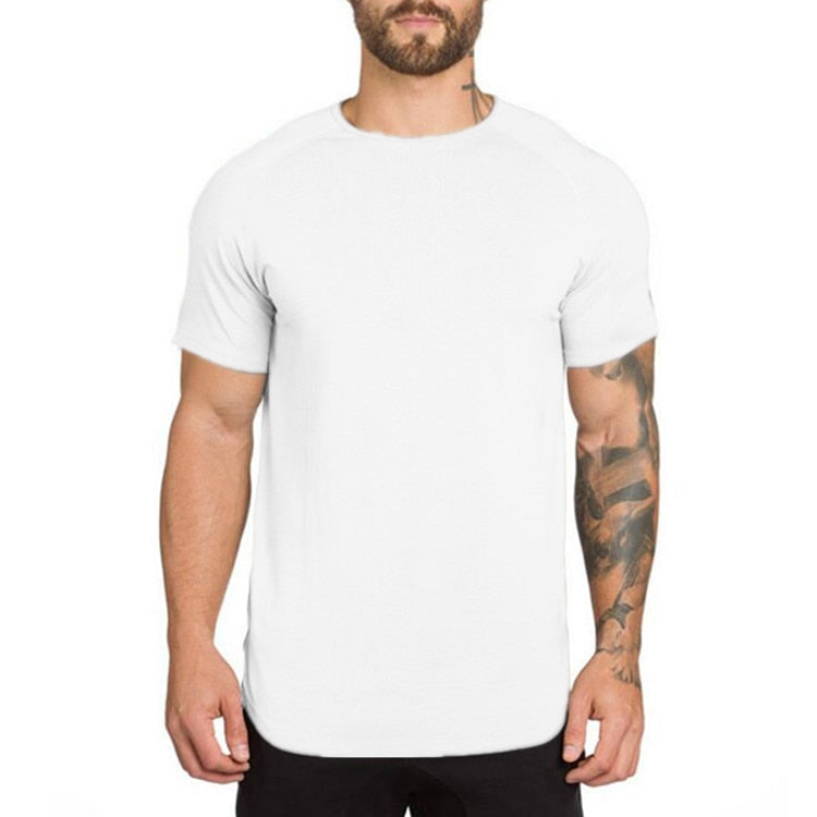 Men's Long T-Shirt- Breathable